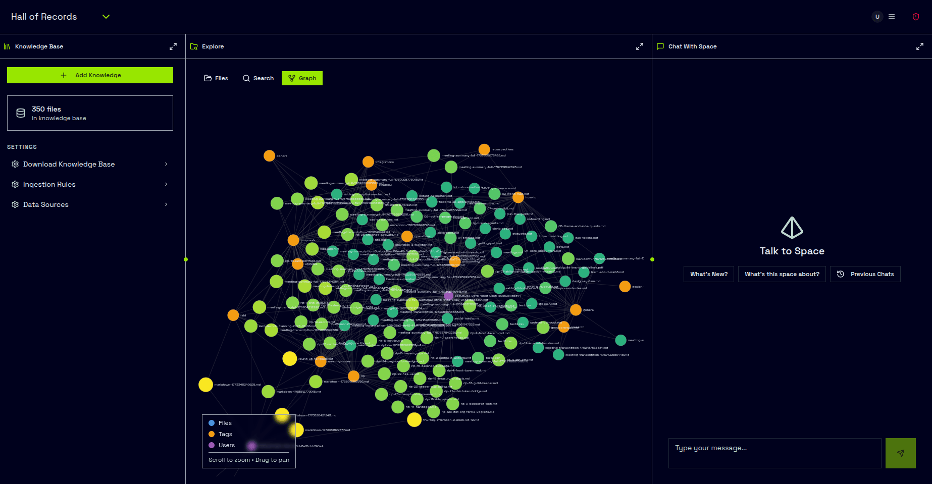 Superprism platform screenshot